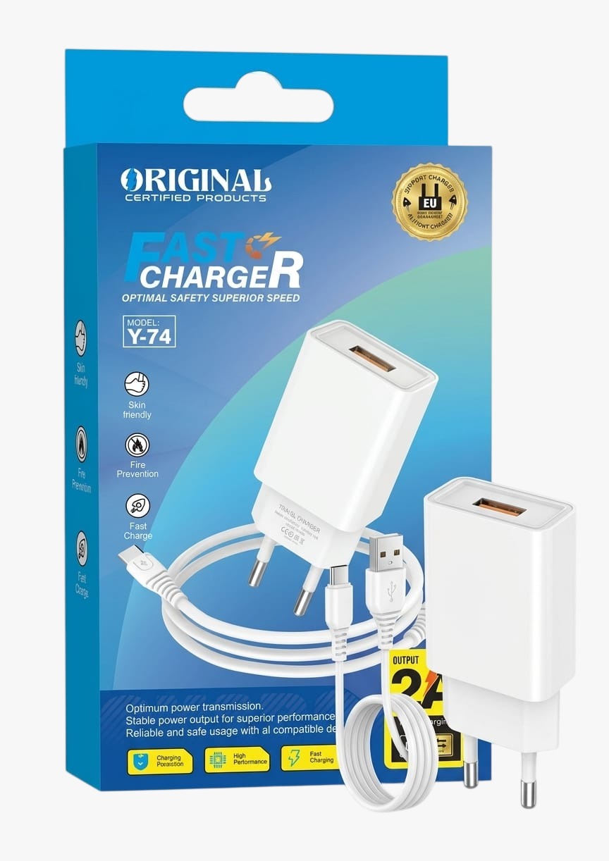CHARGER ORIGINAL Y-74 TYPE-C 2A