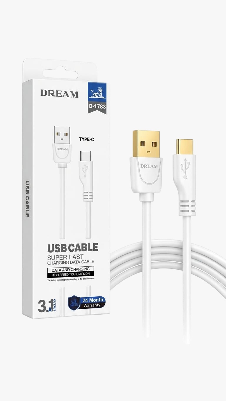 CABLE DREAM TYPE-C D-1783 3.1A