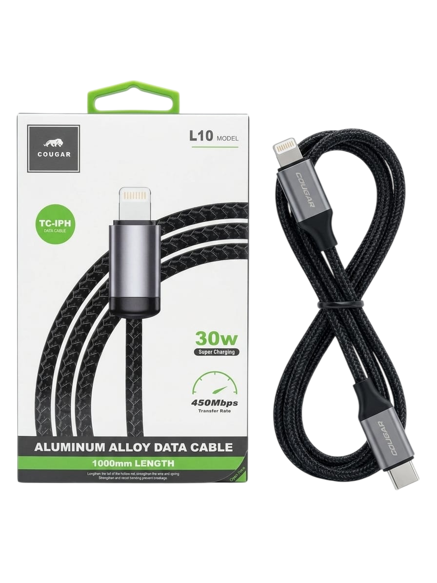 CABLE COUGAR L10 TYPE-C TO IPHONE 30W