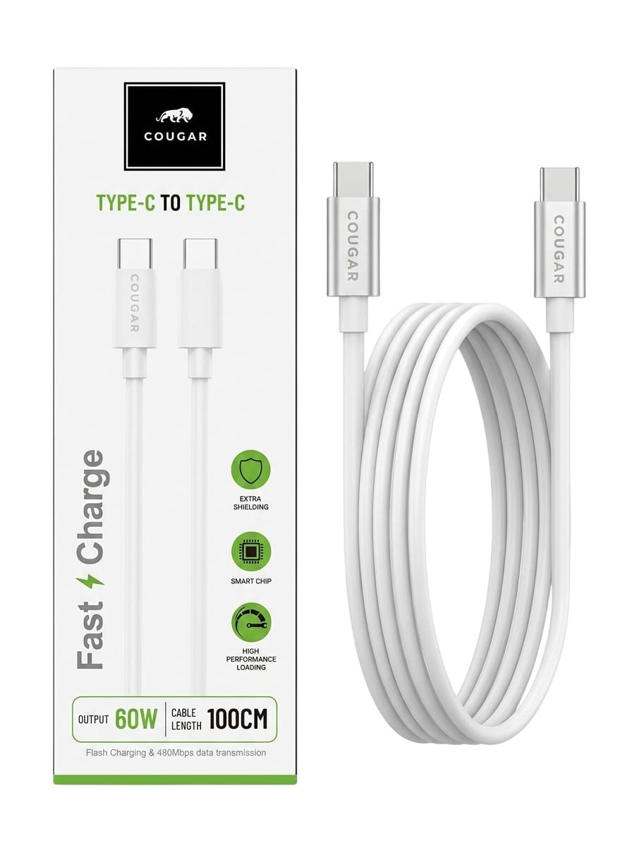 CABLE COUGAR L4 TYPC TO TYPC 60W