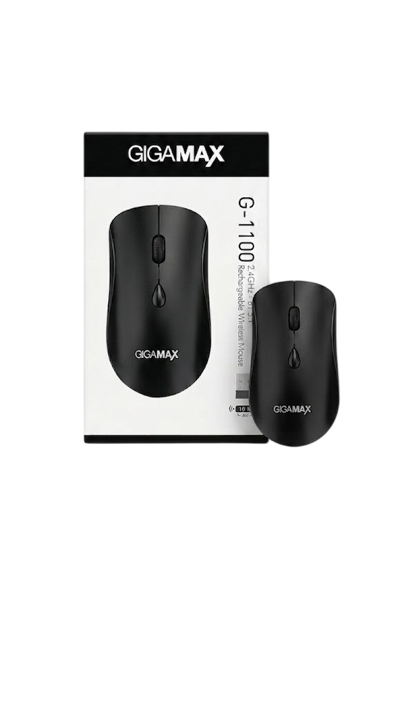 MOUSE WIRELESS + BLUETOOTH RECHARGEABLE GIGAMAX G-1100
