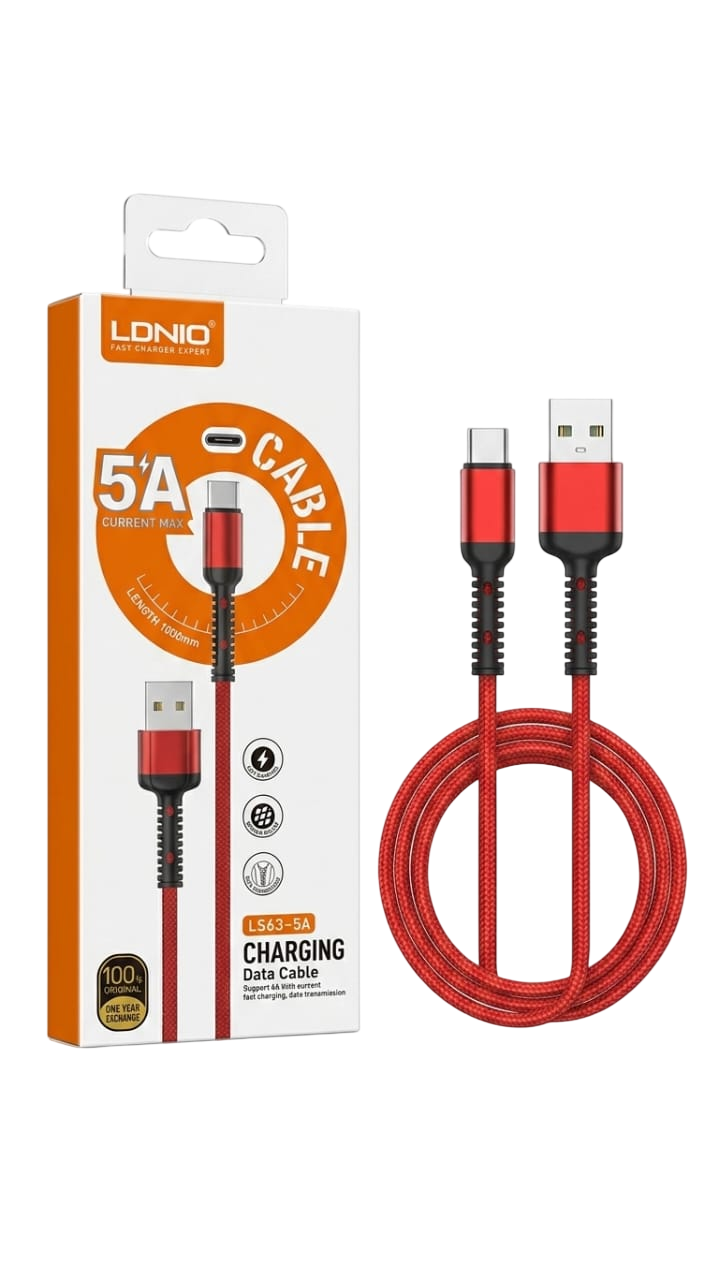 CABLE LDNIO LS63 TYPE-C 5A