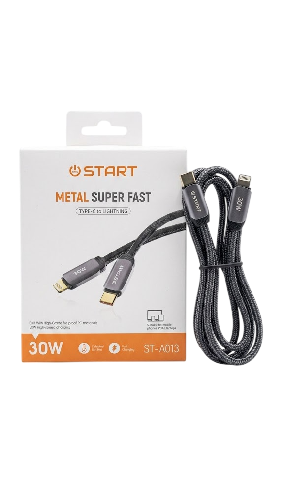 CABLE START ST-A013 TYPEC TO LIGHTNING 30W