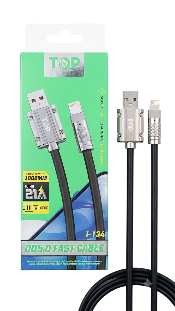 CABLE TOP T-134 IPHONE 2.1A