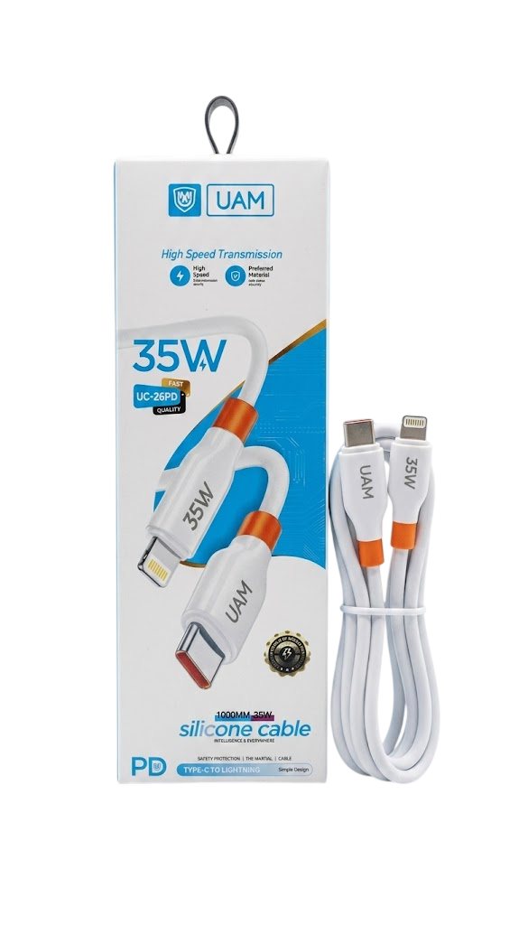 CABLE UAM PD TYPE-C TO IPHONE 35W OR