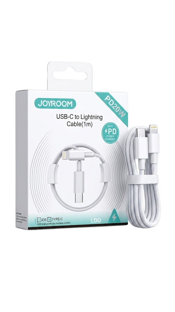 CABLE JOYROOM TYPE-C TO LIGHTNING 20W