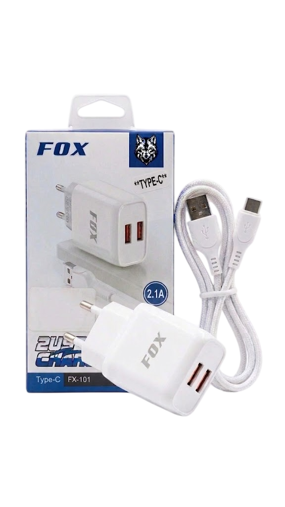 CHARGER FOX FX-101 TYPE-C 2.1A