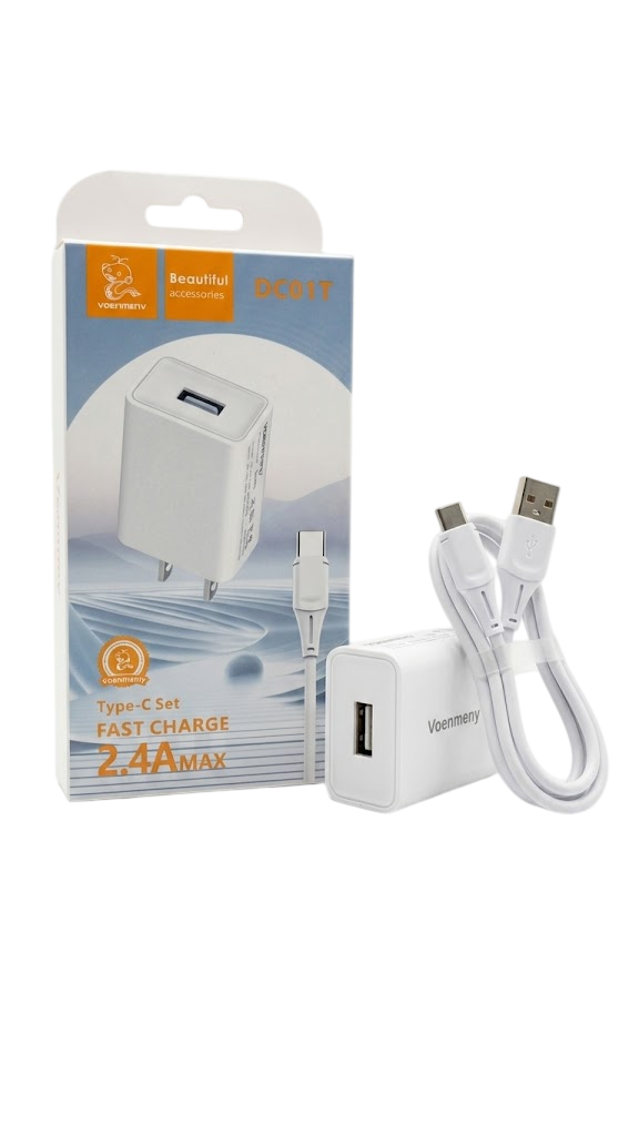 CHARGER VOENMENY  DC01V / DC01T TYPE-C 2.4A