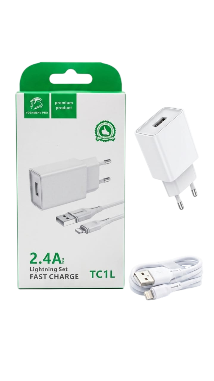 CHARGE VDENMENV PRO TC1L IPHONE 2.4A