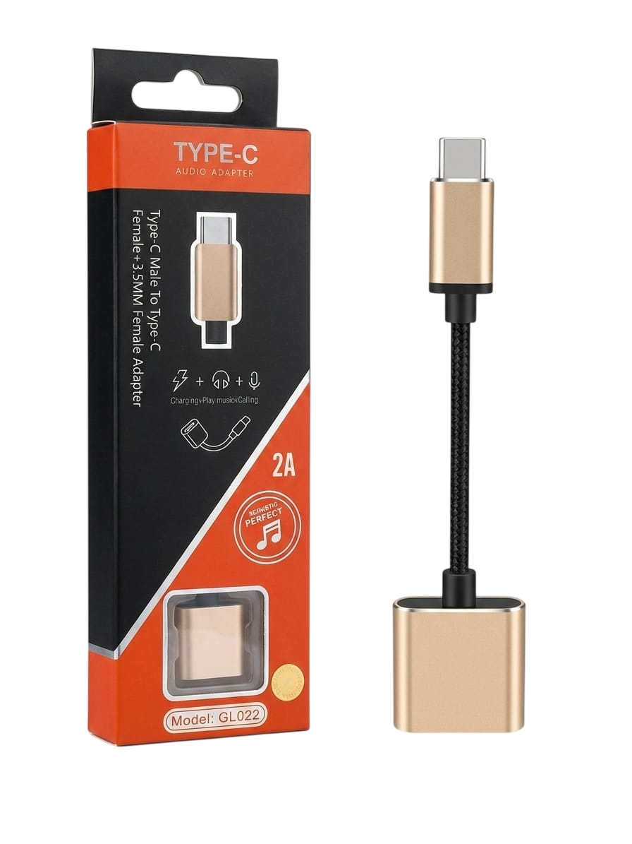 CONVERT TYPE-C MALE TO TYPE-C FEMALE 2A