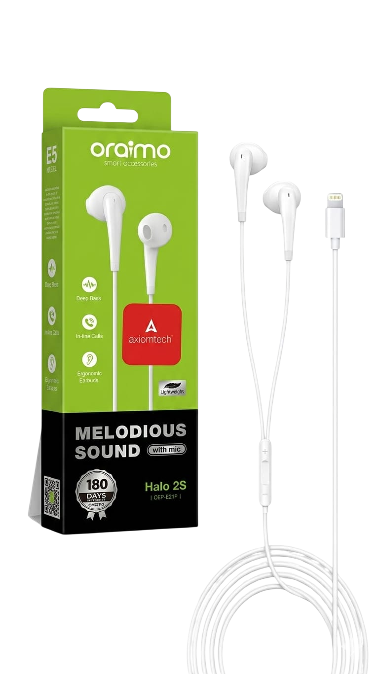 HANDFREE ORAIMO HALO 2S IPHONE (OEP-E21P)