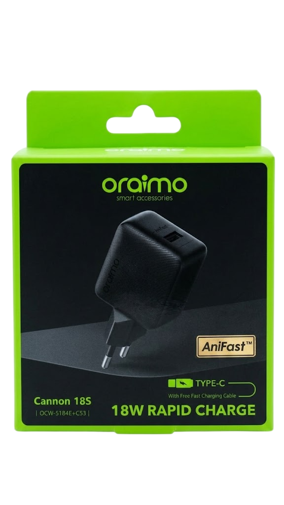 CHARGER ORAIMO TYPEC CANNON 18S (OCW-5184E+C53)