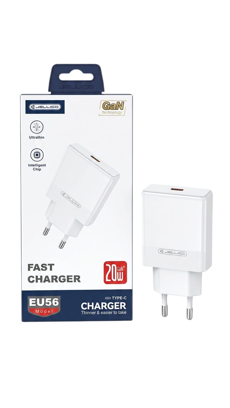 HEAD CHARGER JELLICO EU56 TYPE-C 20W GAN