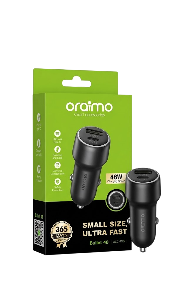 CHARGER CAR ORAIMO BULLET 48W (OCC-73D)