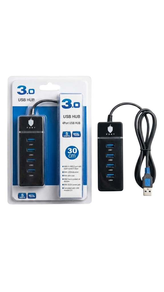 HUB USB FORT 4 PORT USB 3