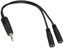 CONVERT HEADPHONE 2 TO 1