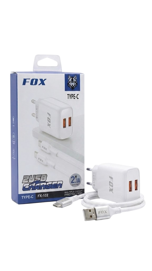 CHARGER FOX FX-102 TYPE-C 2.1A