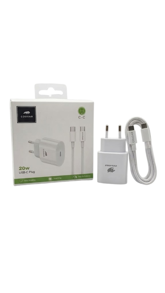 CHARGER COUGAR H20 TYPE-C TO TYPE-C 20W